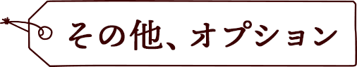 その他・オプション